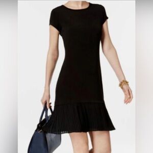 Calvin Klein Black Short Sleeve Sheath Dress - Size 12